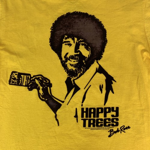 Bob ross graphic shirt - bob, sz