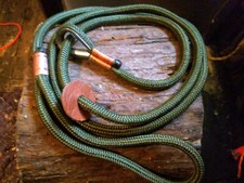 Handmade 8mm gun dog slip lead