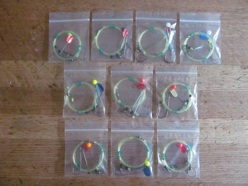 Shore sea fishing rigs - x, 10