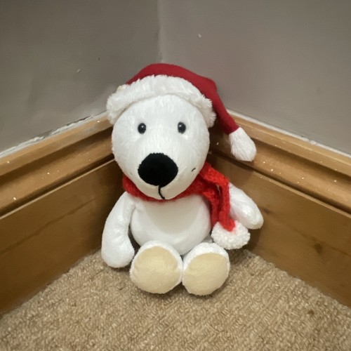 Santa polar bear - santa, toy