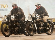 BROUGH SUPERIOR SS100S 1928 MODEL - ORIGINAL 2012 ROAD TEST COVERING 8 PAGES