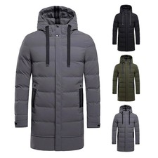 Men's Long Jacket Winter Warm
