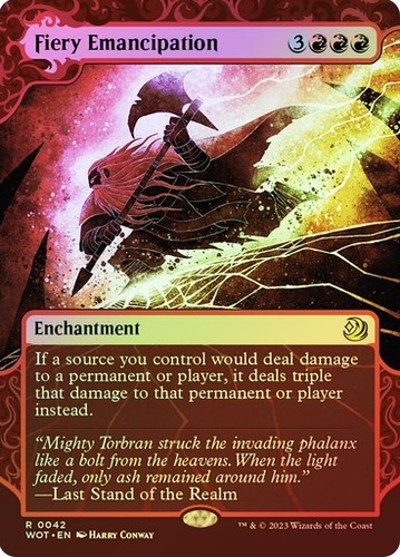 Fiery emancipation foil - *foil*,
