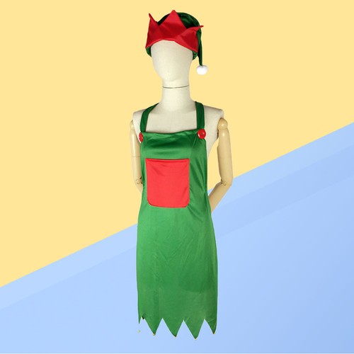 Knitted fabric christmas - fabric, apron