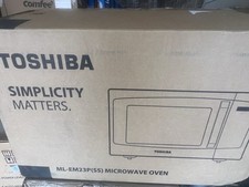 Toshiba MLEM23PSS 800W Microwave Oven Black