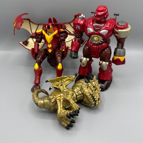 Mini toy figures robots dragon - figures,