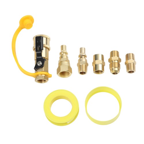 Piece brass propane quick - piece,