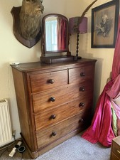 Large mahogany Victorian Chest