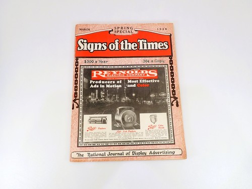 Vtg signs the times - signs,