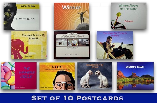 Competition postcards unique - postcards,