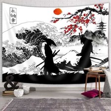 Japanese zen samurai wall - samurai, art