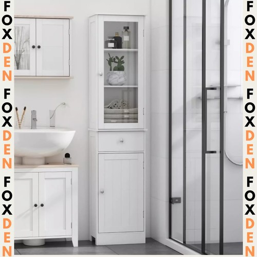 White tall bathroom - white,