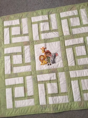 Handmade patchwork quilt - handmade, with