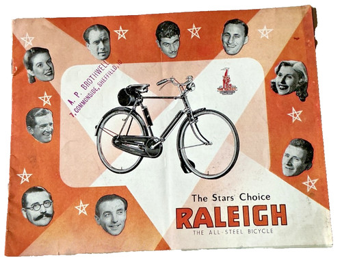 1953 raleigh bicycle original - bicycle,