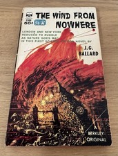 The Wind From Nowhere J.G. Ballard First Edition 1962 Good Condition
