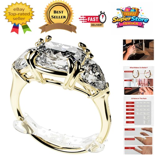 Transparent pack ring - transparent, 10-pack