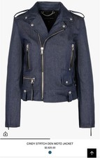 Cindy/Stretch Denim Moto