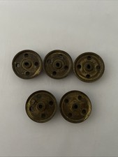 Meccano 5 Old Flange Wheels