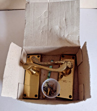 Pair Of Brass Scroll Lever Latch Door Handles Victorian Style For Renovation