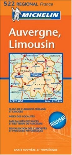 Michelin map 522 - map, regional