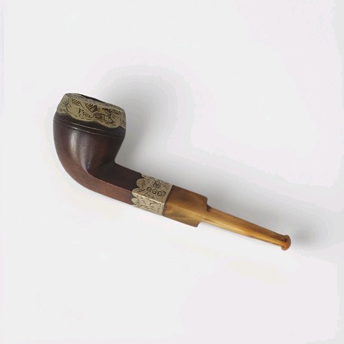 Antique estate tobacco pipe - antique,