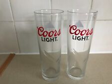 2 NEW COORS LIGHT LAGER  PINT