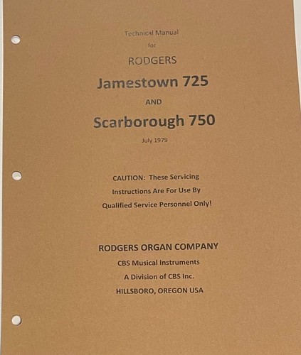 Rodgers organ model jamestown - rodgers,
