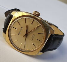 Vintage PRATINA Gold Plated handwinding 17J Cal. FE140 Wristwatch From 70's