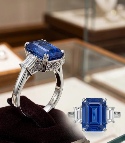 Emerald cut ct - emerald, natural