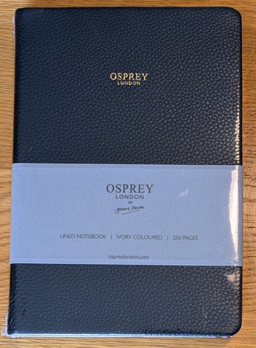 Osprey black leather a5 - -,