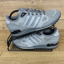 Adidas ZX 750 Shoes Men’s Size UK 9 Originals Trainers Grey Mesh Casual Woven