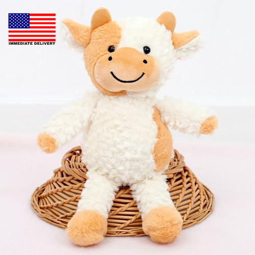 Cow plush doll toy 8 - doll, inch
