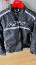 RST Motorbike Jacket Black Waterproof Motorcycle Jacket