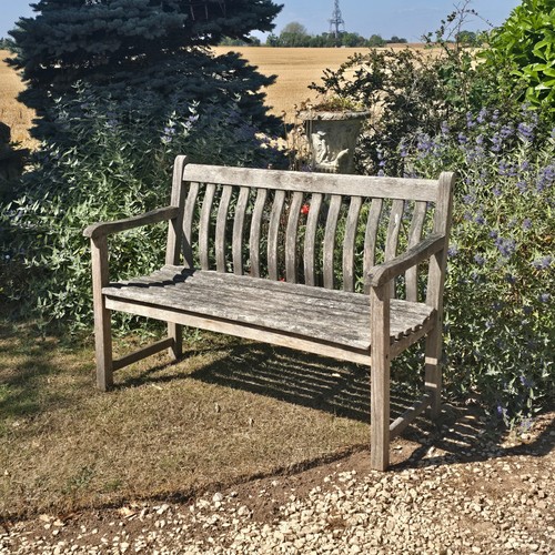 Antique wooden garden - wooden, bench