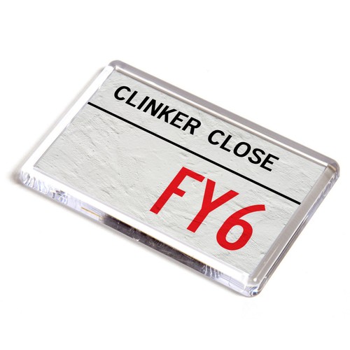 Fridge magnet clinker close - fridge,