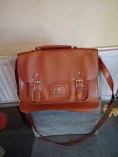 LADIES BROWN SATCHEL BAG VGC FROM PRIMARK