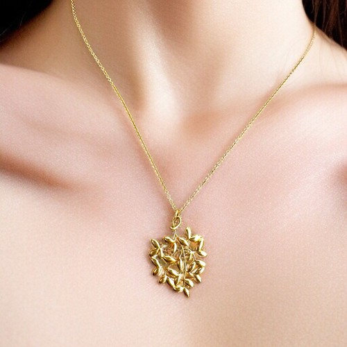 Tiffany olive tree - tree, necklace