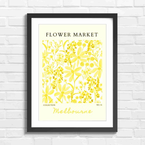 Floral market botanical - market,