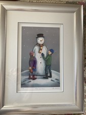 “Man Of Snow” Framed Ltd