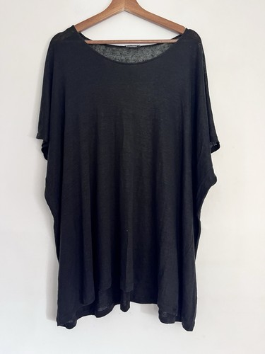 Marimekko black 100 linen - marimekko,