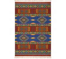 Red Navajo Chief's Blanket Rug