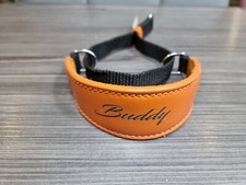 Italian Greyhound Martingale collar 10-12 soft leather SECONDS / SAMPLE  IGGY 21