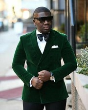 New Men's Olive Green Elegant