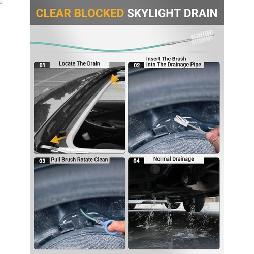 Upgraded auto sunroof drain - upgraded,