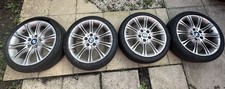 BMW 3 SERIES MV2 5x120 18x8j ET40 GENUINE WHEELS AND TYRES 225/40/18