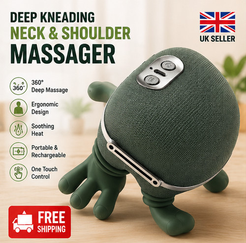 Neck shoulder massager with - shoulder,