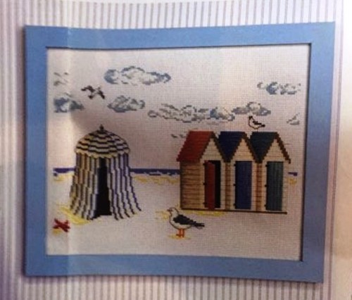 Summer day beach hut seaside - summer, hut,