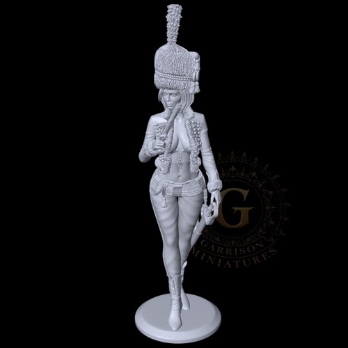 French hussar pin - hussar, pin-up