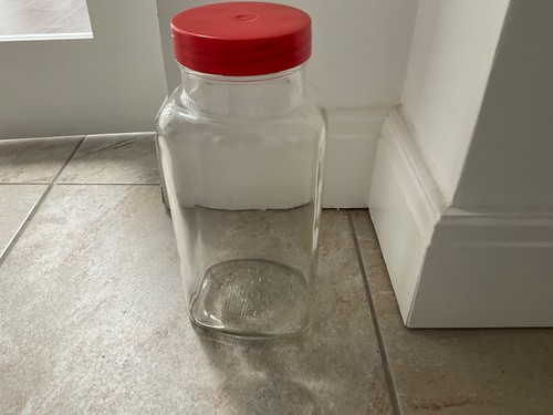Vintage glass sweet bottle - vintage,