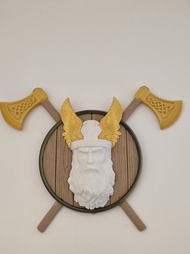 Norse mythology shield plaque - norse,